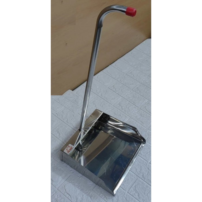 Φαράσι Ανοξείδωτο Ασημί με Κοντάρι 27.5x24.5x62cm ForHome 244016