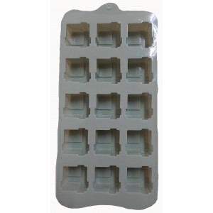 Φόρμα Σιλικόνης 15 θέσεων 20x10x2cm ForHome 024306
