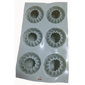 Φόρμα Σιλικόνης 6 θέσεων 19x17x5cm ForHome 024307