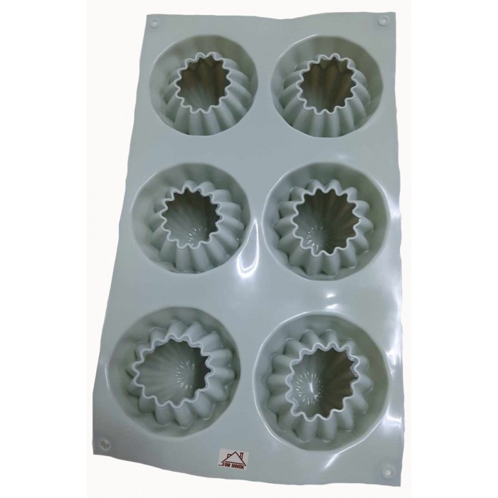 Φόρμα Σιλικόνης 6 θέσεων 19x17x5cm ForHome 024307