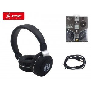 Ενσύρματα On Ear Ακουστικά Μαύρα X-One HB-18 