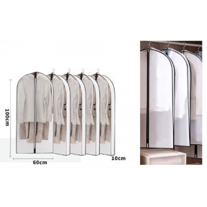 Θήκη Υφασμάτινη για Ρούχα PEVA 60x10x100cm