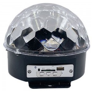 Τηλεχειριζόμενο Φωτορυθμικό Bluetooth LED με USB Mp3 Player