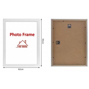 Κορνίζα Τοίχου Ξύλινη Λευκή 62x93cm ForHome 7930764