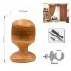 Βάση Κουρτινόξυλου Τοίχου από Ξύλο 5x8cm 28mm Galifas 7930530