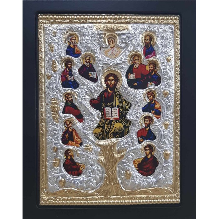 Εικόνα Ξύλινη Επίχρυση Η Άμπελος 19x24cm ForHome 301924