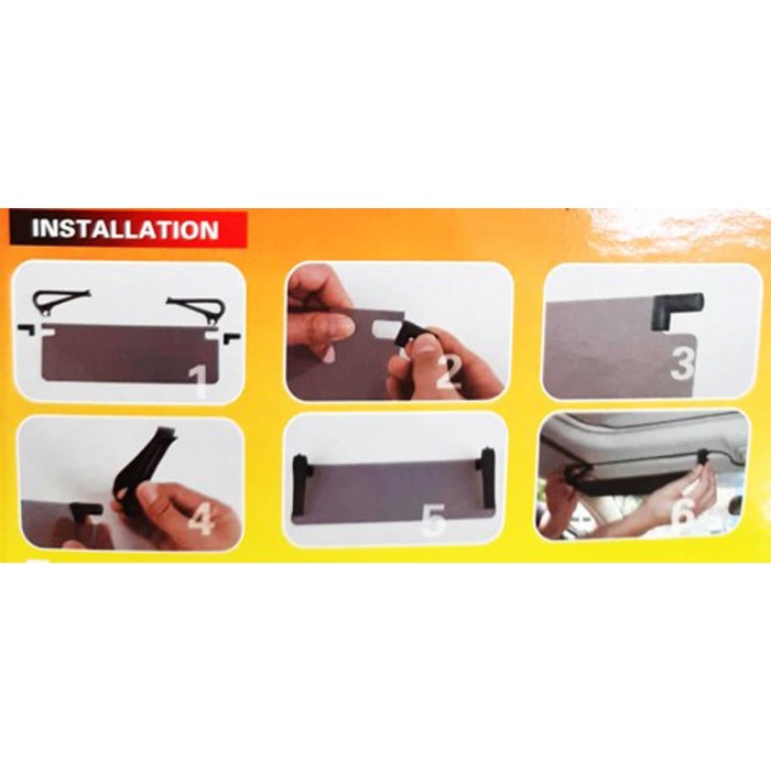 Carsun LA-058 Ηλιοπροστασια Αυτοκινήτου Πλαστική 30x13εκ.