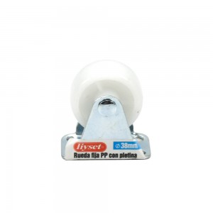 Mini Βιομηχανική Ρόδα Σταθερή 38mm Liyset B-66705690 - Λευκό