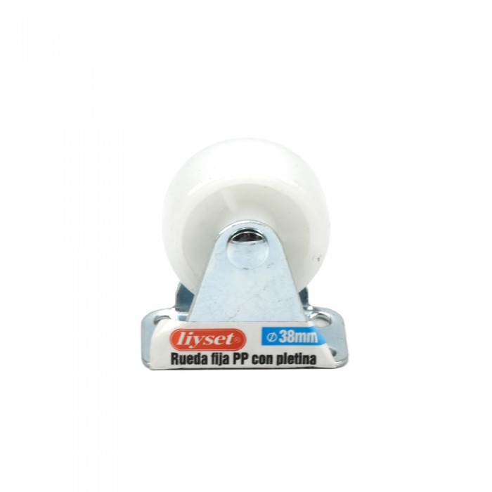 Mini Βιομηχανική Ρόδα Σταθερή 38mm Liyset B-66705690 - Λευκό
