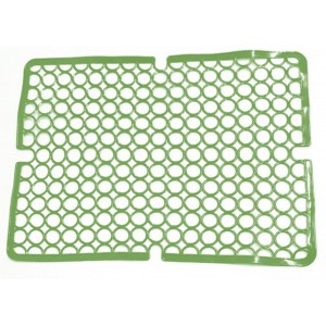Ταπέτο Νεροχύτη Κουζίνας PVC Ορθογώνιο 29x39cm Λαχανί