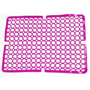 Ταπέτο Νεροχύτη Κουζίνας PVC Ορθογώνιο 29x39cm Μωβ