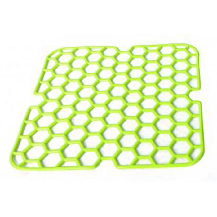 Ταπέτο Νεροχύτη Κουζίνας PVC Τετράγωνο 28x28cm Λαχανί