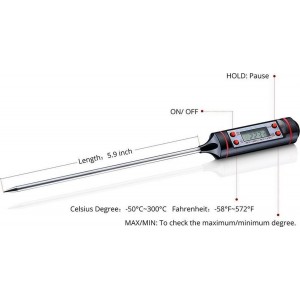 Ψηφιακό Θερμόμετρο Μαγειρικής με Ακίδα -50°C / +300°C