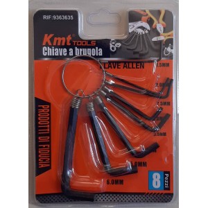 Kmt Tools 9363635 Σετ Αλεν 8 τεμαχίων