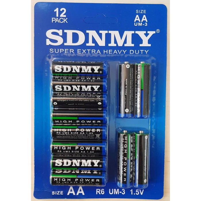 Μπαταρία AA R6 UM-3 1.5V Super Extra σετ 12τμχ