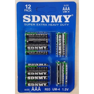 Μπαταρία AAA R03 UM-4 1.5V Super Extra σετ 12τμχ