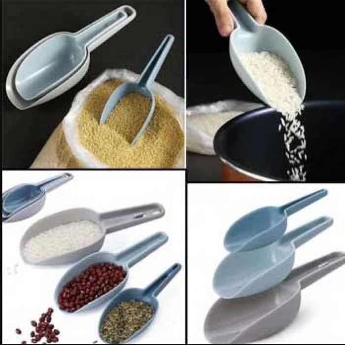 Σετ σέσουλες πλαστικές 3τμχ Nesting Scoop