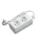 Πολύπριζο 2 Θέσεων Λευκό 5 μέτρα Aigostar 8433325191146 