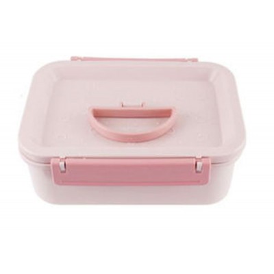 Δοχείο Φαγητού Σε Ροζ Χρώμα Πλαστικό 20x15x7cm 20241