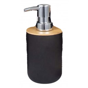 Ντισπενσερ Πλαστικό Μαύρο 7x16.5εκ. Wooden Black