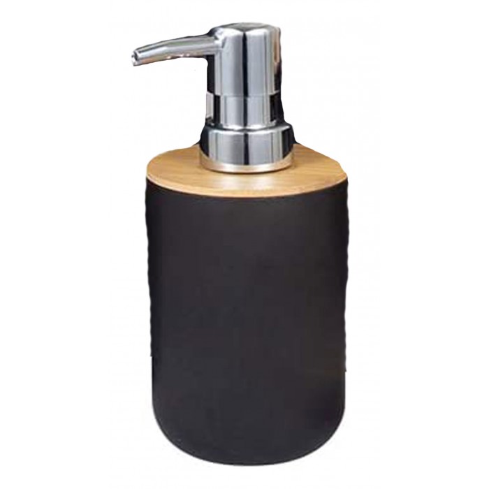 Ντισπενσερ Πλαστικό Μαύρο 7x16.5εκ. Wooden Black