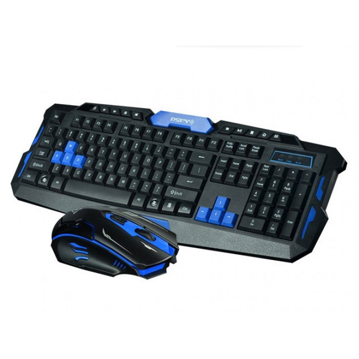 HK8100 Σετ Gaming Πληκτρολόγιο με διακόπτες & Ποντίκι (Αγγλικό US)