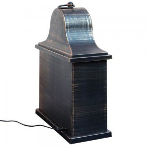 Διακοσμητικό Φωτιστικό Τζάκι Led με Ρολόι 39x14x30.5cm General Trade 7996771
