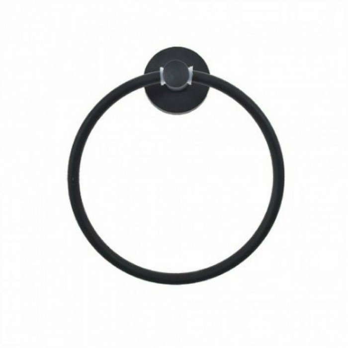 Spring Κρίκος Μπάνιου Μονός Black Matt