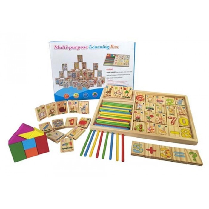 Εκπαιδευτικό Παιχνίδι Learning Box από Ξύλο για 3+ Ετών