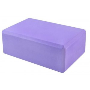 Τουβλάκι Ισορροπίας Yoga Block Μωβ 23.5x15x8εκ.