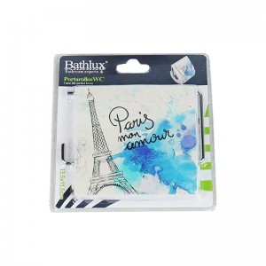 Θήκη για Χαρτί Υγείας Σχέδιο Paris 13.5x11.5εκ. 