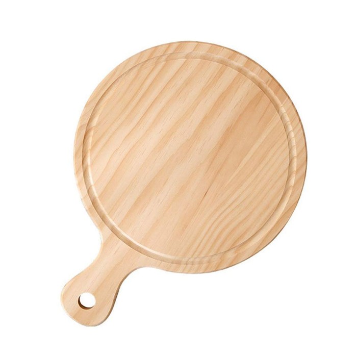 Δίσκος κοπής ξύλινος στρογγυλός Pizza Plate