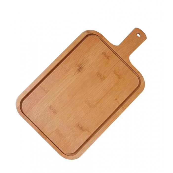 Δίσκος κοπής ξύλινος ορθογώνιος Pizza Plate 40x21x1.5εκ.