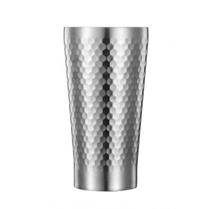 Ποτήρι ανοξείδωτο 350ml με διπλό τοίχωμα 7x14εκ.