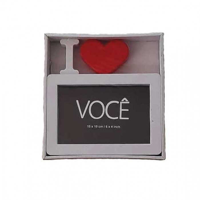 Κορνίζα πλαστική 15x10cm Λευκή ForHome 970915