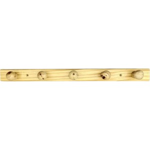 Κρεμάστρα ξύλινη 56cm 5 θέσεων ΟΕΜ 500-838209K