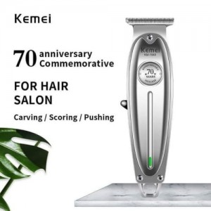 Kemei Επαγγελματική Επαναφορτιζόμενη Μεταλλική Κουρευτική Μηχανή με 180 Λεπτά Συνεχούς Λειτουργίας KM-1949 