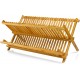 Πιατοθήκη ξύλινη από bamboo 45x33x22εκ.