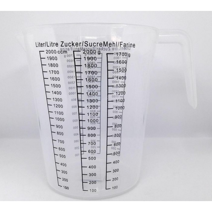 Δοσομετρητής κανάτα 2000ml πλαστικός 15x20.5x18εκ.