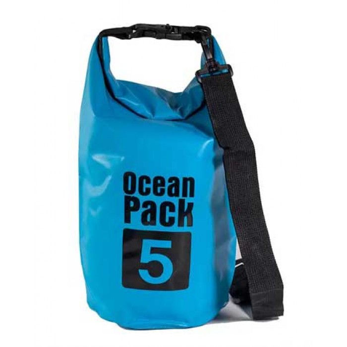 Τσάντα αδιάβροχη 5 λίτρα μπλε Ocean Pack