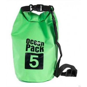Τσάντα αδιάβροχη 5 λίτρα πράσινη Ocean Pack