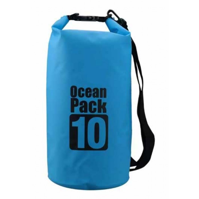 Τσάντα αδιάβροχη 10 λίτρα μπλε Ocean Pack