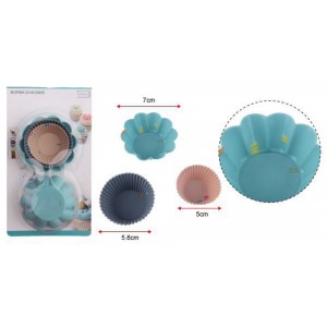 Φόρμα Ζαχαροπλαστικής για Cupcakes/Muffins από Σιλικόνη 6τμχ Galifas 932026