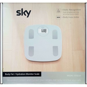 Sky Ψηφιακή Ζυγαριά σε Λευκό χρώμα EF872H