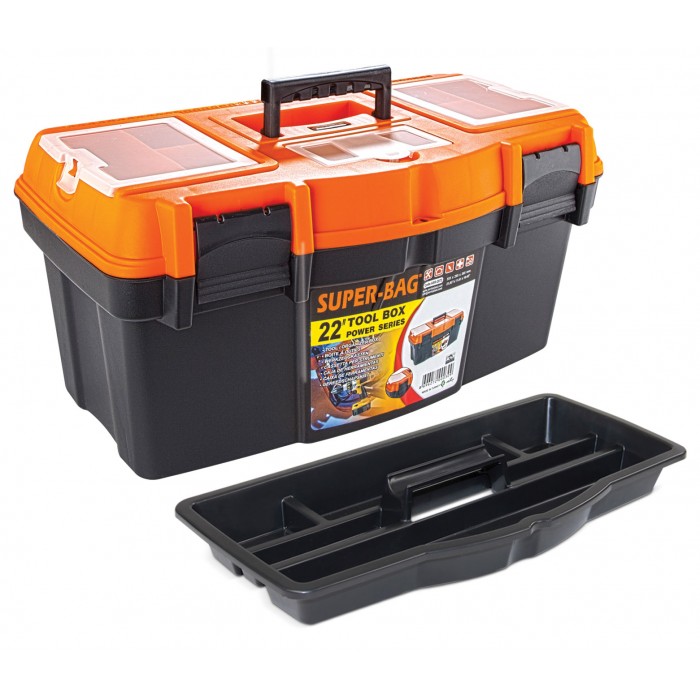 Asrin ASR-2072 Εργαλειοθήκη 22" Χειρός Πλαστική 55.5x29.5x26.5cm