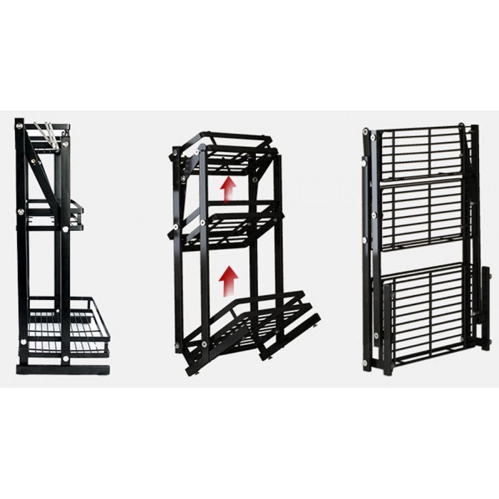 Ράφι Κουζίνας 3 θέσεων Μεταλλικό L430xW225x625mm ForHome 040002