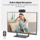 USB Webcam 1080p Black Κάμερα 1080p ανάλυσης ForHome 120003