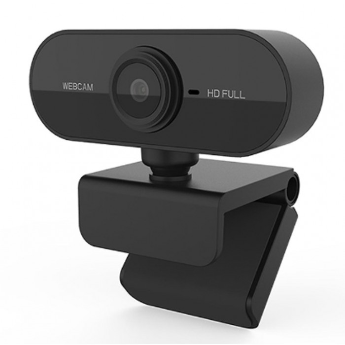 USB Webcam 1080p Black Κάμερα 1080p ανάλυσης ForHome 120003