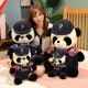 Διακοσμητικό Panda Βελούδινο Πολύχρωμο 30cm ForHome 501675