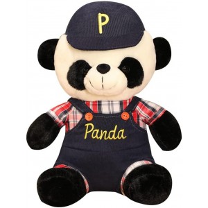 Διακοσμητικό Panda Βελούδινο Πολύχρωμο 30cm ForHome 501675